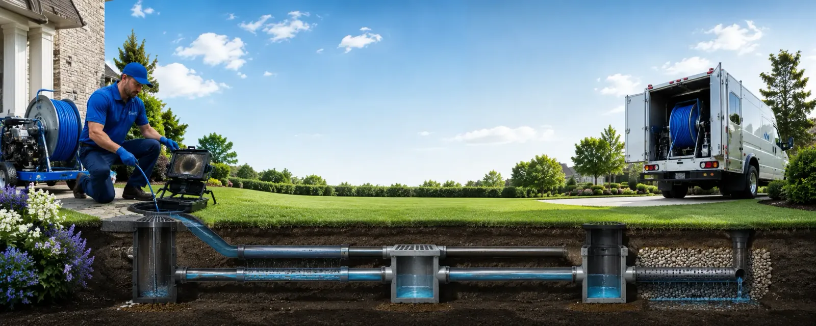 Outdoor drain cleaning information for Windyville, MO